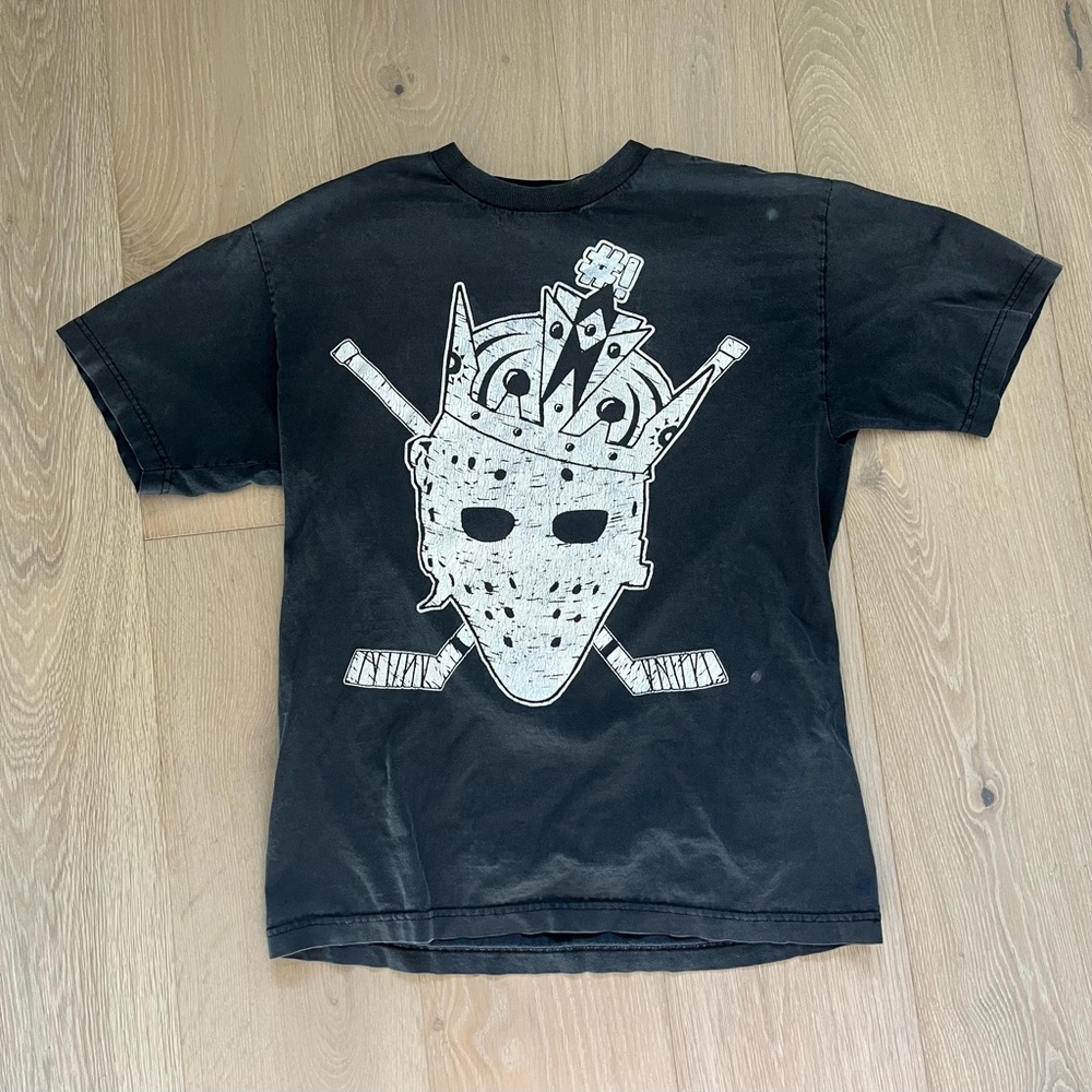 Vintage ice hockey #TheForestLab black t-shirt